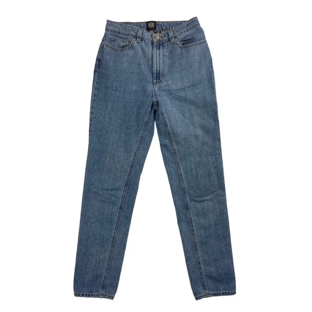 BDG Jeans Womens 26 Blue Mom High Rise Slim Tapered Leg Urban Outfitters - Picture 2 of 10